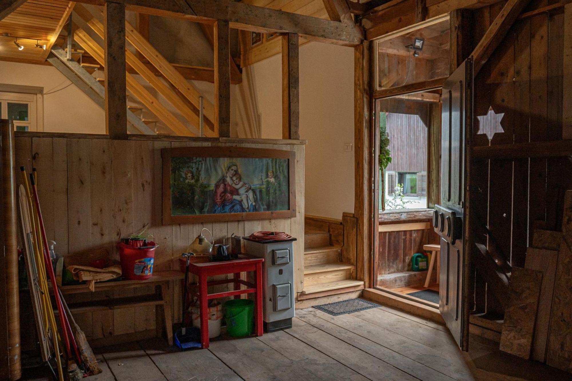 Ferienwohnung Zelena Hisa Pri Bjov Bohinjska Bela Exterior foto